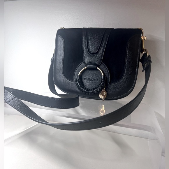 See By Chloé Hana Small Leather & Suede Crossbody - Picture 7 of 13
